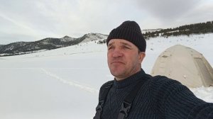 не ПРОСТОЙ водоем!!!рыбалка вГЛУХОЗИМЬЕ!!!часть2