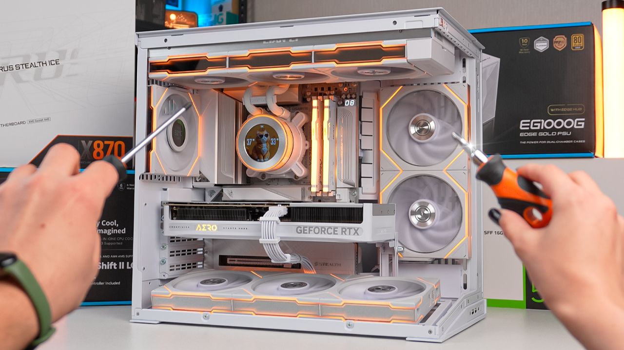 ПОДРОБНЫЙ ГАЙД НА БЕЛОСНЕЖНОЕ ЧУДО В LIAN LI O11 С RTX 5080