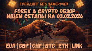 Опасные зоны на рынке ⚠️ | Форекс, крипта и индексы — обзор 3 февраля