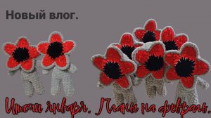 Итоги января/ Планы на февраль/ готовые работы.