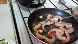 #очень вкусные креветки.готовим
