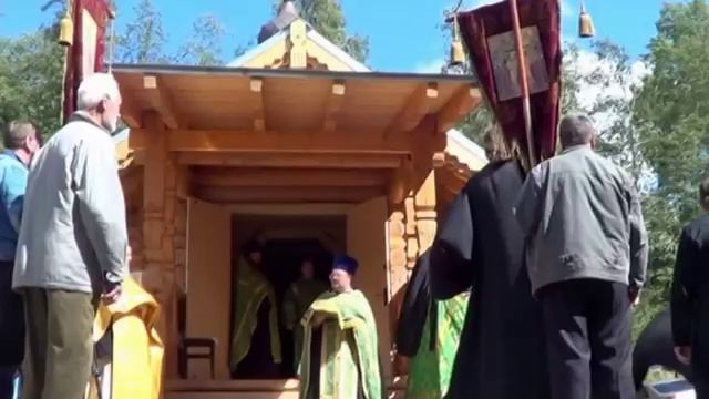 Заручье. Освящения храма на Святой Пещере.