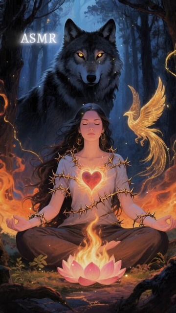 ASMR аффирмации 🦋 Пробуждение внутренней силы 🔥 #медитация #аффирмация #асмр #асмршепот