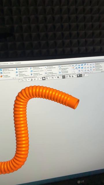 КОМПАС-3D Гофрированный Шланг. Элемент по Траектории  Роман Саляхутдинов