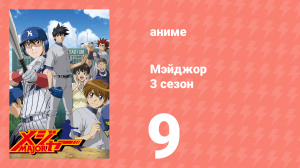Мэйджор 3 сезон 9 серия «Ас отсутствует» (аниме-сериал, 2007)