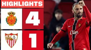 Мальорка — Севилья. Видеообзор матча. Ла Лига, 25/26 тур, 22.