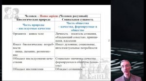 1.1. Биологическое и социальное в человеке