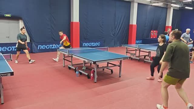 отбор Балашов/Нельсон (1321) - Казачек/Комаров (1213) 02.02 Парный турнир по настольному теннису смотреть онлайн