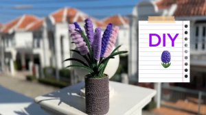 Нежная лаванда 🪻🪻🪻 из пушистой проволоки 🪻🪻🪻