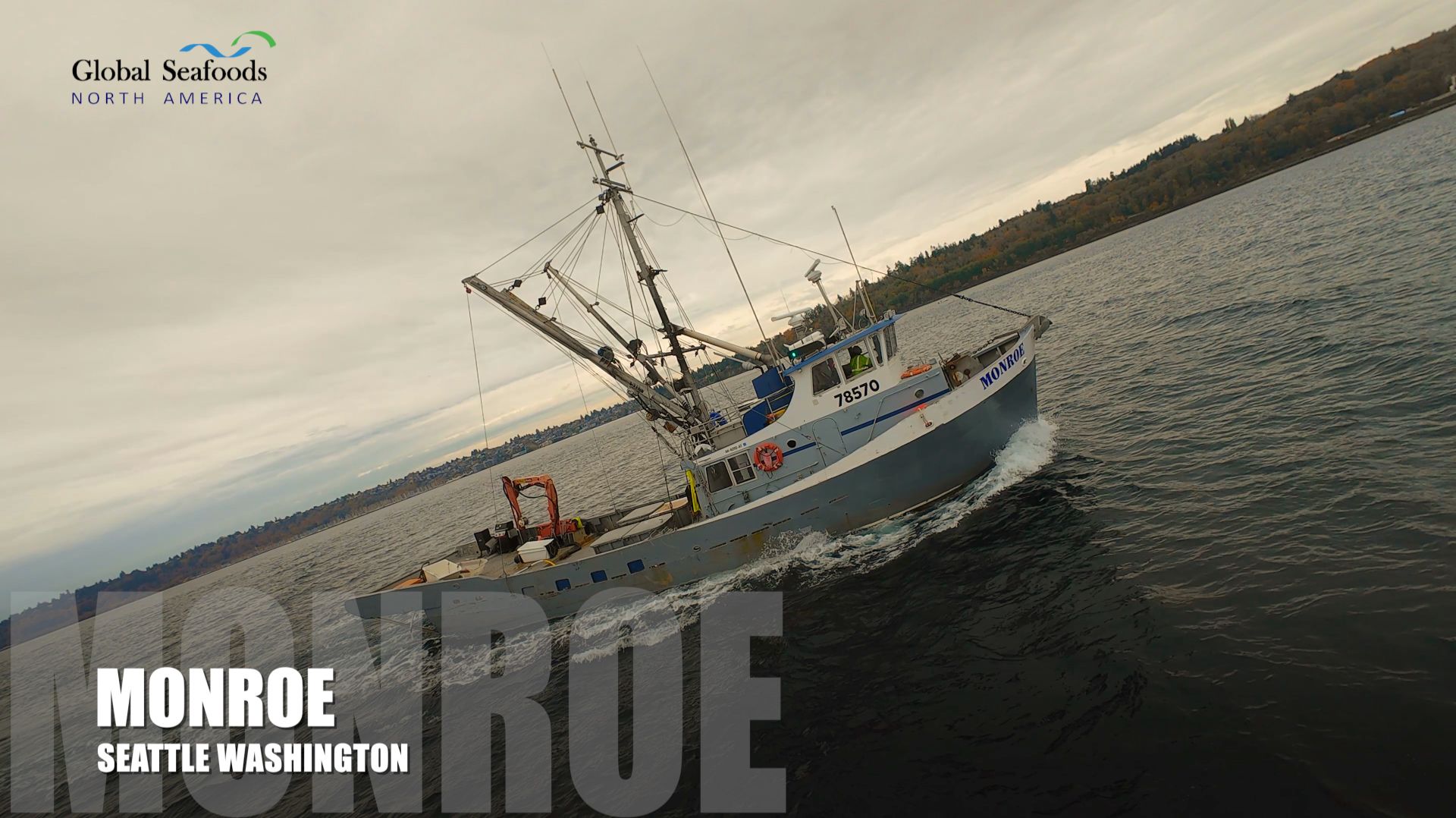 ⚓ Салмон-тендер “Monroe” | Рыболовство племени Suquamish — выгрузка дикого лосося в Пьюджет-Саунд