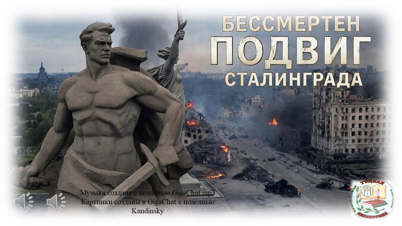 Бессмертен подвиг Сталинграда