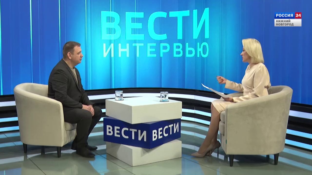 "Вести-Интервью". Гость программы - Вячеслав Амосов смотреть онлайн