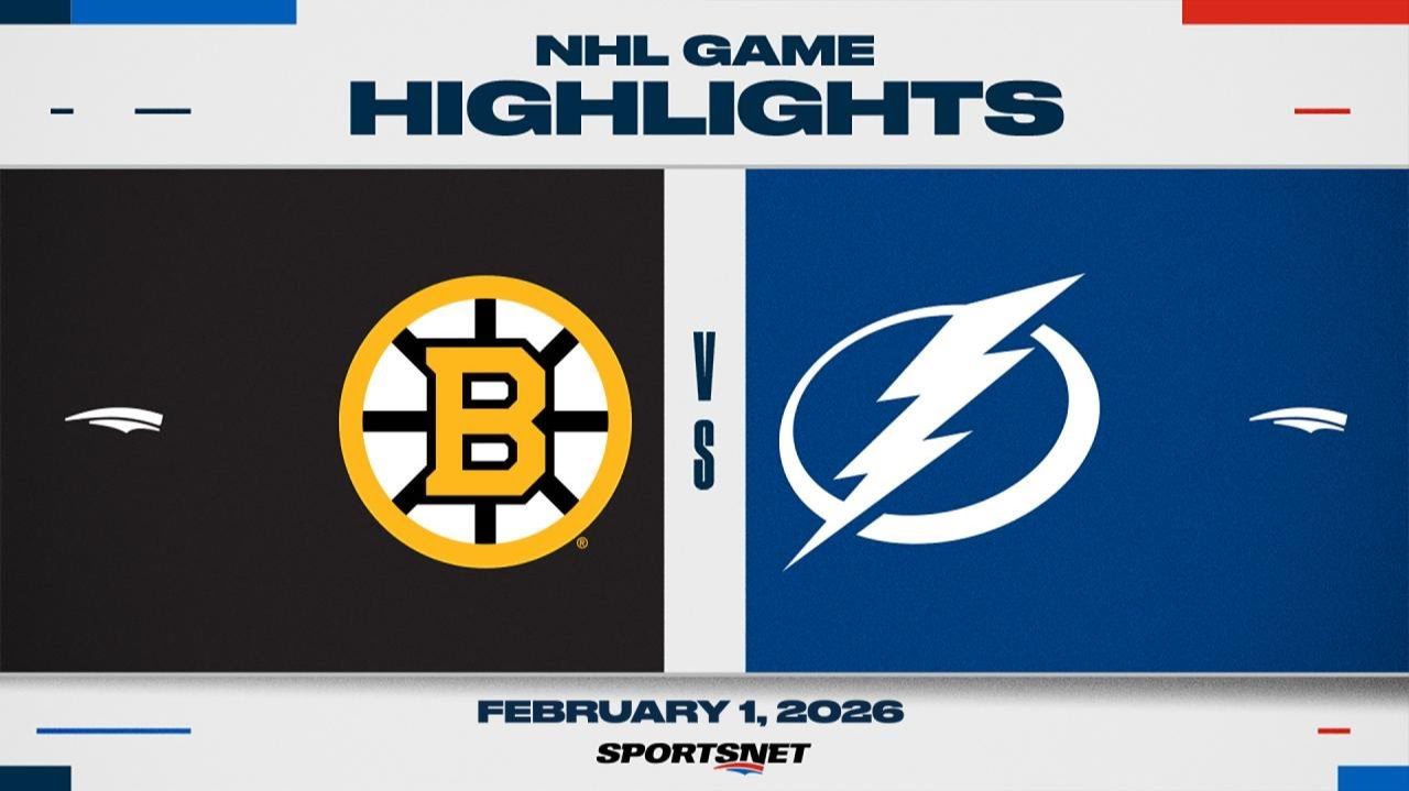 02.02.2026 | ОБЗОР МАТЧА | Тампа-Бэй Лайтнинг - Бостон Брюинз | Highlights смотреть онлайн