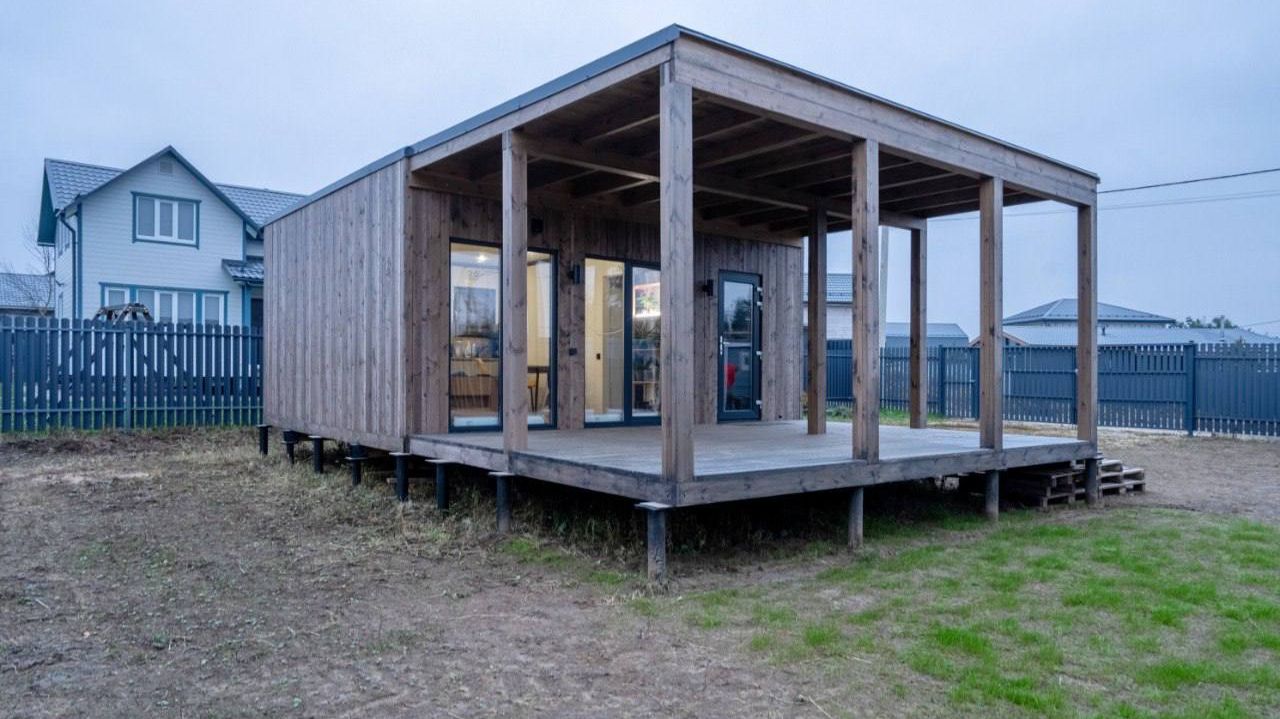 Дом из двух модулей с возможностью роста! отзыв заказчика смотреть онлайн