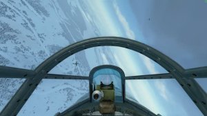 Ла-5Ф бой с двумя Bf-109