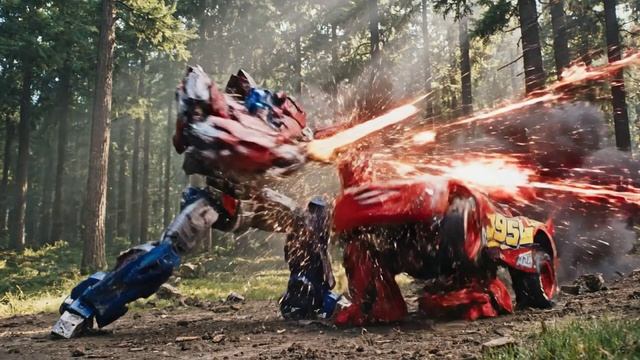 Молния Маквин против робота! смотреть онлайн