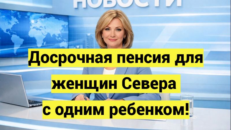 Досрочная пенсия для женщин Севера с одним ребенком смотреть онлайн