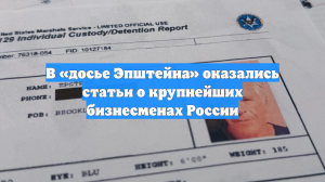 В «досье Эпштейна» оказались статьи о крупнейших бизнесменах России