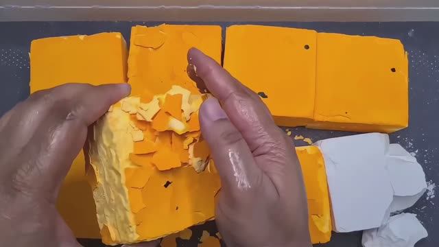 АСМР Мел 💖 Сборник цветная магнезия 💖 смотреть онлайн