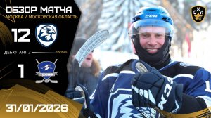 ОБЗОР / СОКОЛ - ТЕХНИК / 31.01.26 / ОХЛ МОСКВА / ДИВИЗИОН ДЕБЮТАНТ 2