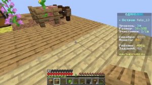 играем в мини режим 1 блок цель построить дом и получить броню