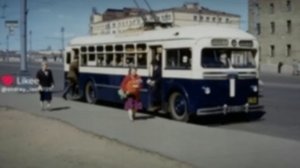 СССР 🚩 Остановка 25 троллейбуса «Балчуг», 1959