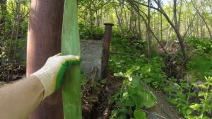 Место с хорошим металлом но аккумуляторная болгарка сломалась