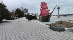 Анапа. Сегодня очень морозно и ветренно. 3 февраля 2026.