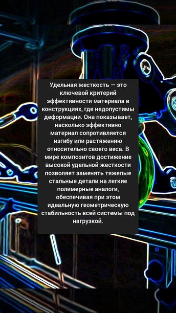 Удельная жесткость: секрет стабильности легких конструкций. #жесткость #композиты #материаловедение