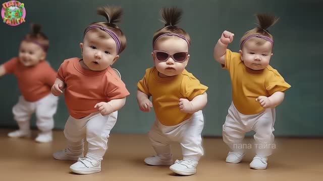 ДЕТСКИЙ КЛИП ДУДИ ДУДИ ДАМ ДАМ DUDI DUDI DAM DAM. Дети танцуют.