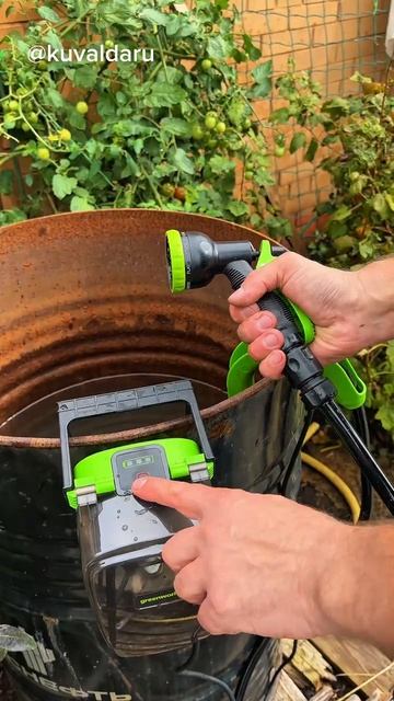 Погружной аккумуляторный насос от компании GreenWorks😎👍 смотреть онлайн