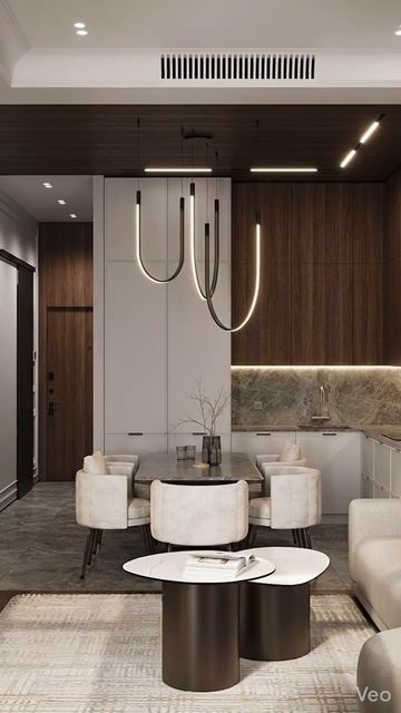 Невероятно стильная кухня в нашем проекте квартиры в ЖК West Garden 😍