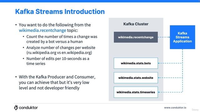 85. Kafka Streams Introduction смотреть онлайн
