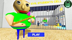 Побег из тюрьмы от злого учителя Балди #роблокс #roblox