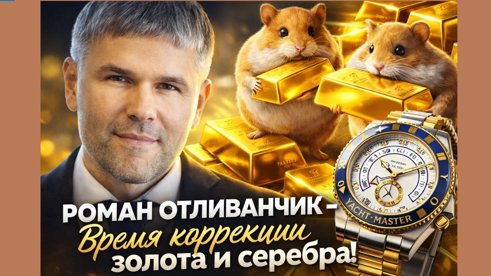 Роман Отливанчик - Время коррекции золота и серебра! смотреть онлайн