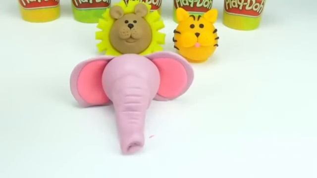 Учимся лепить животных из пластилина