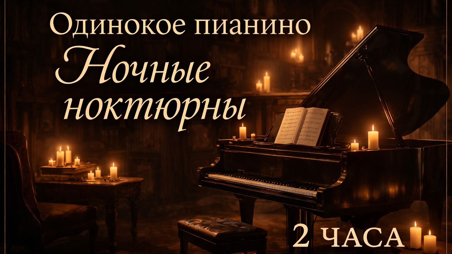 Одинокое пианино — Ночные ноктюрны (2 часа) Архив Ноктюрнов · Экспонат II Одинокое пианино — Ночные ноктюрны (2 часа) Архив Ноктюрнов · Экспонат II