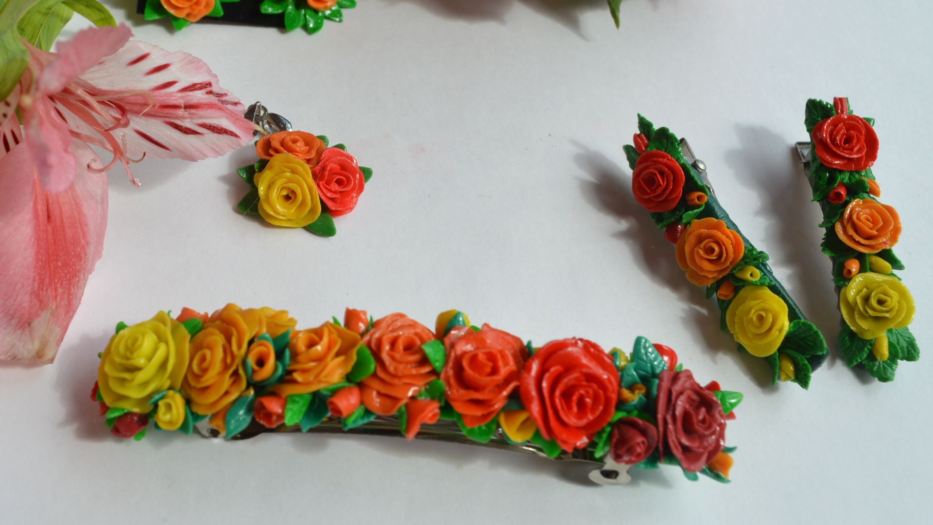 Заколка. Полимерная глина