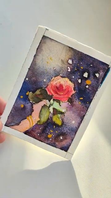 Меня зовут Алина и я художница - акварелист, больше моих процессов можно найти в моем аккаунте смотреть онлайн