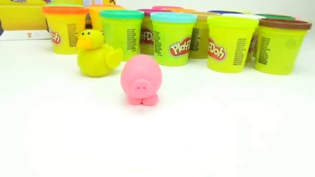 Пластилин для детей, учимся лепить животных! смотреть онлайн