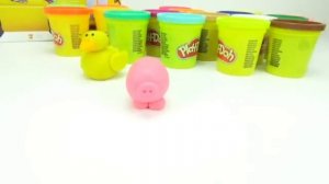 Пластилин для детей, учимся лепить животных!