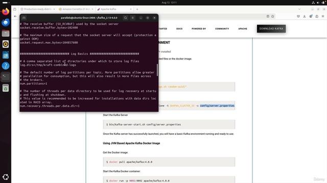 21. Linux - Start Kafka in KRaft mode смотреть онлайн