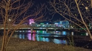 Отдых в Адлере. Пешеходный мост через Мзымту