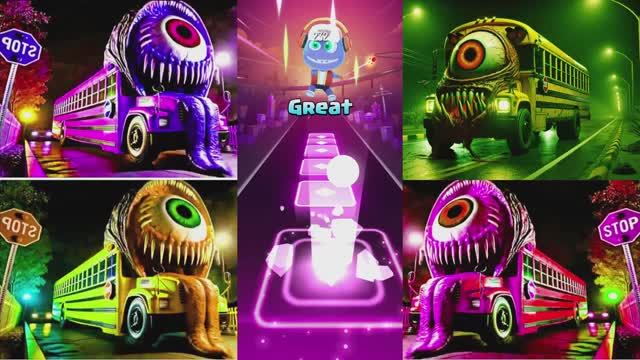 Мультики: АВТОБУС‑ТАНЦОР против МУЗЫКАЛЬНОГО МОНСТРА! 🚌⚔️🎧 Кто победит?