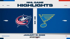 01.02.2026 | ОБЗОР МАТЧА | Сент-Луис Блюз - Коламбус Блю Джекетс | Highlights
