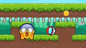 Красный Шар в игре Bounce Ball 6 Уровни 76-80