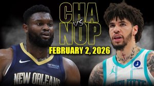 03.02.2026 | ОБЗОР МАТЧА | Шарлотт Хорнетс - Нью-Орлеан Пеликанс | Highlights