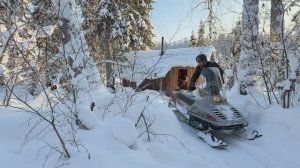 НА НОВОМ Б/У СНЕГОХОДЕ НОРДИК 300 НА ПРОВЕРКУ КАПКАНОВ/ ПЕРЕНОЧЕВАЛ В 4 ИЗБЕ// ВЫПУСК 23