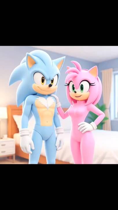 Тандер и Эми в спальне. Аниме. смотреть онлайн