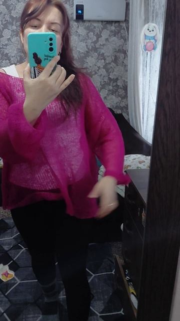 Паутинка связана из кид мохера